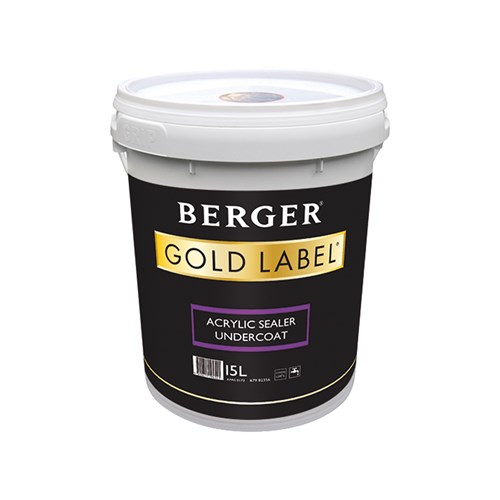 Berger Gold Label Acrylic Sealer Undercoat White 10L